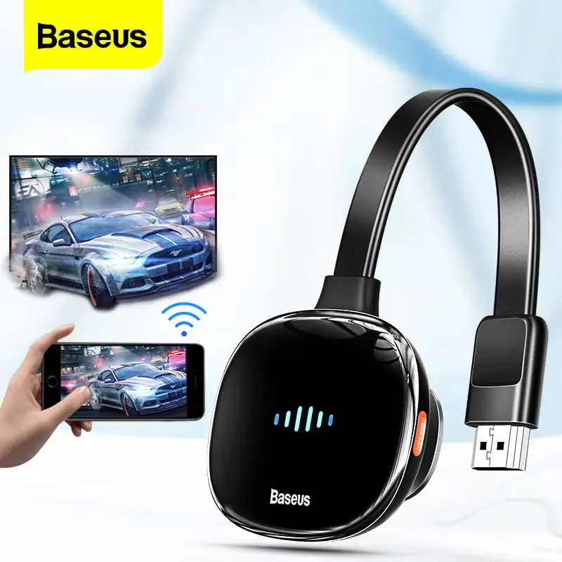 Baseus Meteorite Shimmer wireless display adapter WiFi – HDMI black  CATPQ-A01 - Genuss Online Store